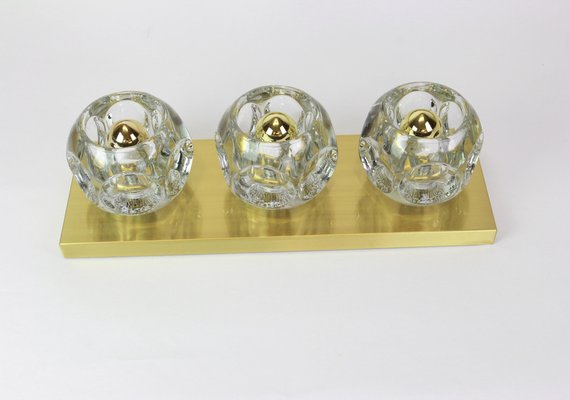 Crystal Glass Wall Sconces by Sciolari for Peill & Putzler, Set of 2-UGR-1086249