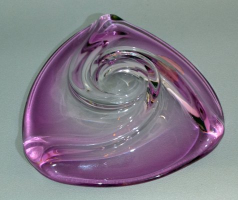 Crystal Plate or Bowl from Val Saint Lambert, 1970s-AOU-1436090