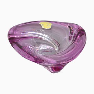 Crystal Plate or Bowl from Val Saint Lambert, 1970s-AOU-1436090