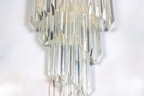 Crystal Prism Wall Sconces, 1980s, Set of 2-MBH-1032565