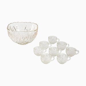 Crystal Punch Cups, 1950s, Set of 9-WFS-965334