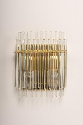 Crystal Rod Sconces Italy, 1970s, Set of 2-UGR-1096529