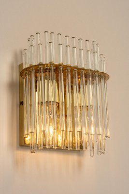 Crystal Rod Sconces Italy, 1970s, Set of 2-UGR-1096529