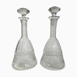 Crystal Ship Decanters in Bell Shape, Set of 2-UCH-1226399