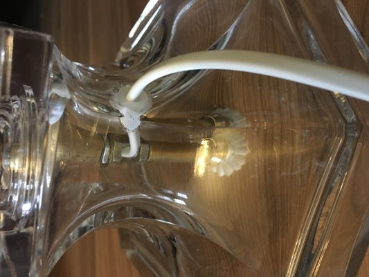 Crystal Table Lamp, 1980s-WQQ-782659