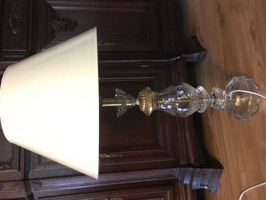 Crystal Table Lamp, 1980s-WQQ-782659