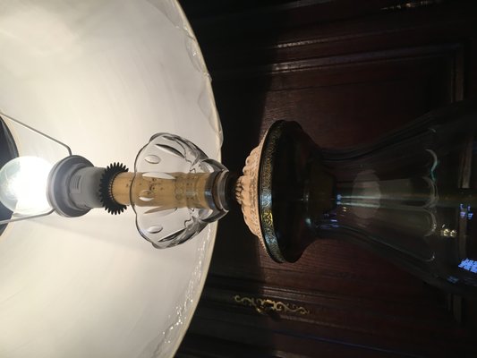 Crystal Table Lamp, 1980s-WQQ-782659