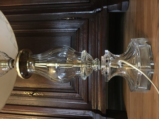 Crystal Table Lamp, 1980s-WQQ-782659