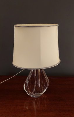 Crystal Table Lamp by Paul Daum for Daum, France, 1950s-QZZ-1797030