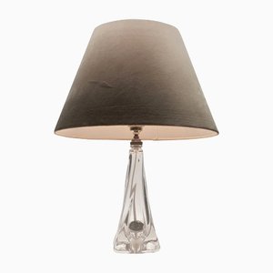 Crystal Table Lamp with Label from Val Saint Lambert-MJY-1148939