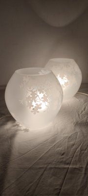 Crystal Table Lamps, Spain, 1990s, Set of 2-RGF-2021468