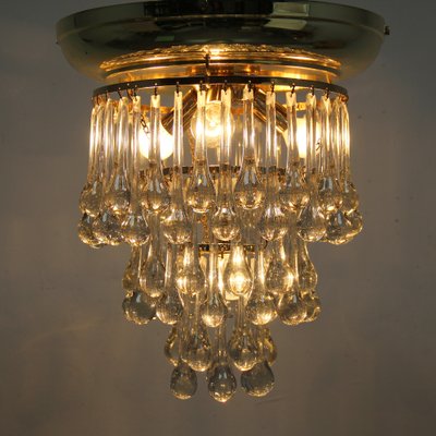 Crystal Tear Drop Ceiling Lamp-NE-1239214