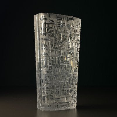 Crystal Vase by Kristall Krisla, Italy, 1960s-WQC-2028319