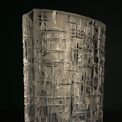 Crystal Vase by Kristall Krisla, Italy, 1960s-WQC-2028319