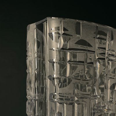 Crystal Vase by Kristall Krisla, Italy, 1960s-WQC-2028319