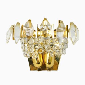 Crystal Wall Lamp, Poland, 1970s-BKO-1423106