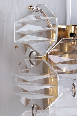 Crystal Wall Lamps from J.T. Kalmar, 1960s, Set of 3-EZZ-1138728