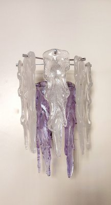 Crystal Wall Sconce, Italy, 1970s-RGF-1763438