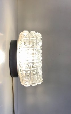 Crystal Wall Sconce or Flush Mount from Limburg, 1970s-LCR-892907