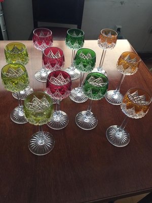 Crystal Wine Glassware from Baccarat, 1950s, Set of 12-EAI-773601