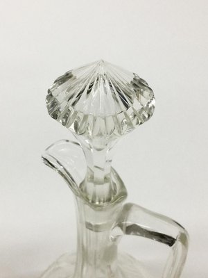 Crystal Wine or Liqueur Bottles With Diamond Cut Sharpening, Set of 2-UCH-1224805