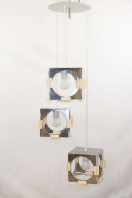 Cube Cascade Pendant Lamp by Goffredo Reggiani for Reggiani, 1970s-JYA-973760