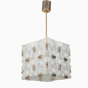 Cube Ceiling Lamp from Kamenický Šenov, 1960s-VHD-866327