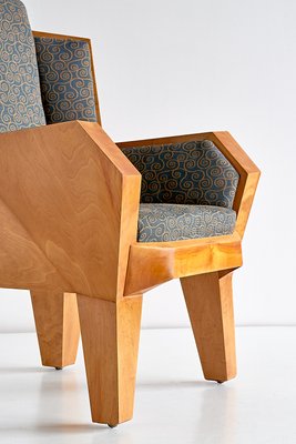 Cubist Armchair by Camillo Cerri for August Tobler, 1920s-FMT-624460