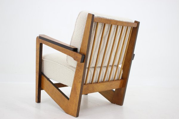 Cubist Armchair, Czechoslovakia, 1930s-TZ-1418936