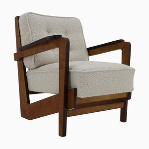 Cubist Armchair, Czechoslovakia, 1930s-TZ-1418936