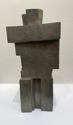 Cubist Bronze Sculpture The Twins by Willy Kessels, 1920s-FGA-1444356