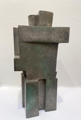 Cubist Bronze Sculpture The Twins by Willy Kessels, 1920s-FGA-1444356