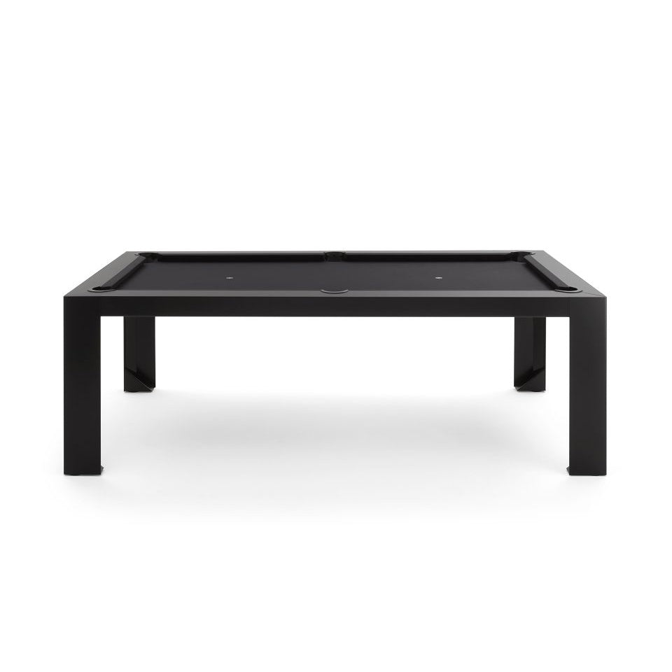 Cubista - Rectangular Wooden And Metal Pool Table by Fas Pendezza #Black