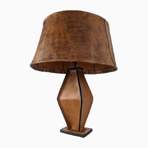 Cuero Table Lamp in the style of Jacques Adnet, 1940s-JJT-1481039