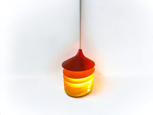 Cultural Orange Pendant Lamp by Bent Boysen for Ikea, Sweden, 1980s-PYR-1727645