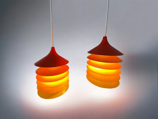 Cultural Orange Pendant Lamp by Bent Boysen for Ikea, Sweden, 1980s-PYR-1727645