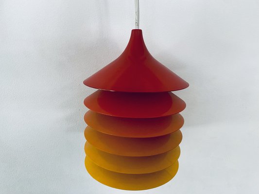 Cultural Orange Pendant Lamp by Bent Boysen for Ikea, Sweden, 1980s-PYR-1727645