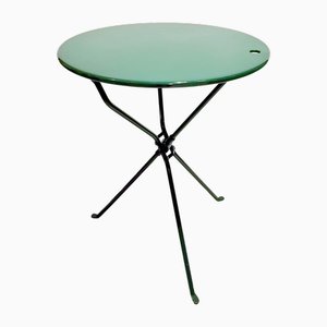 Cumano Table in Green Metal by Achille Castiglioni for Zanotta, 1980s-PRS-1818359