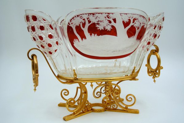 Cup in Gilt Bronze and Cut Crystal-WFS-798660