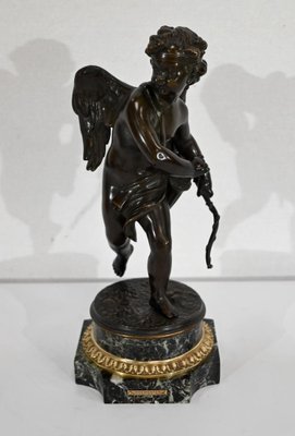 Cupidon Bronze Sculpture in the style of L.S. Boizot, 19th-Century-RVK-1338280