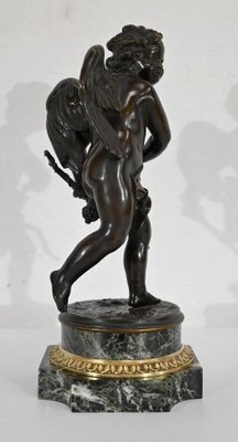 Cupidon Bronze Sculpture in the style of L.S. Boizot, 19th-Century-RVK-1338280