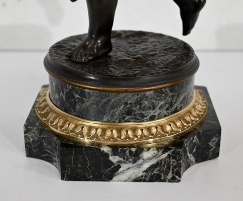 Cupidon Bronze Sculpture in the style of L.S. Boizot, 19th-Century-RVK-1338280