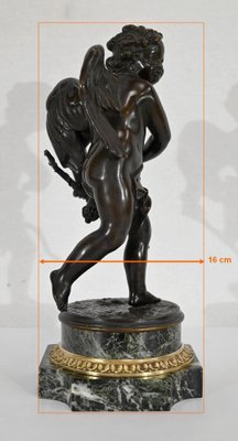 Cupidon Bronze Sculpture in the style of L.S. Boizot, 19th-Century-RVK-1338280