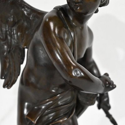 Cupidon Bronze Sculpture in the style of L.S. Boizot, 19th-Century-RVK-1338280