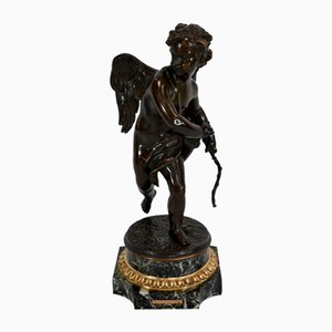 Cupidon Bronze Sculpture in the style of L.S. Boizot, 19th-Century-RVK-1338280