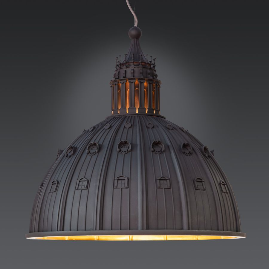 Resin Pendant Lamp Cupolone by Seletti #Grey