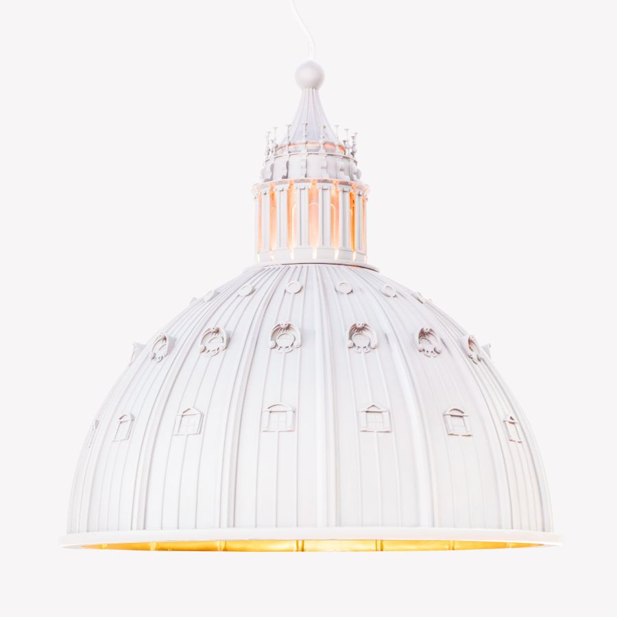 Resin Pendant Lamp Cupolone by Seletti #White