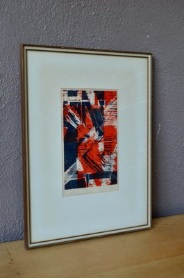 Curt Fors, Abstract Composition, Scandinavia, 1970s, Lithograph, Framed-AIU-1111165