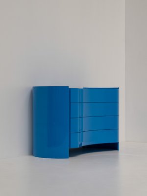 Curved Aiace Chest of Drawers by Benatti, Italy, 1960s-KWC-1768392