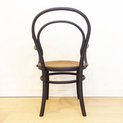 Curved Bentwood Armchair with Grid Seat-CQZ-1140052